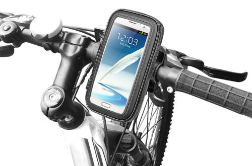 Weather Resistant Bike Mount And Case For Iphone & Android Phone & GPS upto 5.5 inch