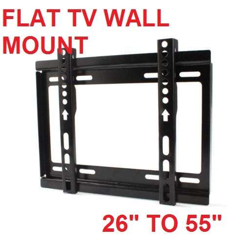 TV FLAT WALL MOUNT 26"-55"