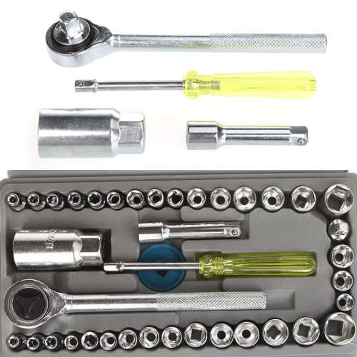 40-Piece M Combination Socket Wrench Set