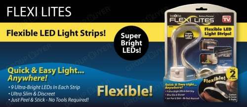 Stick N Click Flexi Lites - 2 pack set