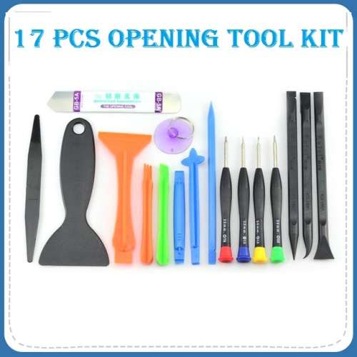 17pcs cell phone repair tool kits  for iphone Blackberry Motorola, Nokia, HTC series mobile phone