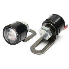 Pair 12V Motorcycle Mirror Mount Eagle Eye LED Flash Strobe Backup DRL Lights Lamp