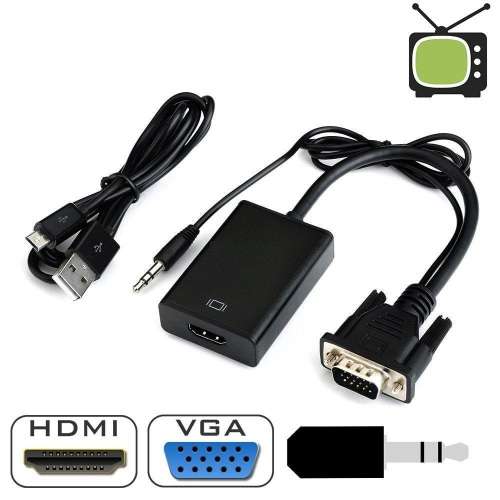 VGA TO HDTV/HDMI ADAPTER WITH AUDIO