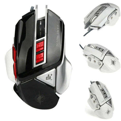 3200 DPI 7 Button LED Optical 9D USB Wired Gaming Game Mouse MODEL X9