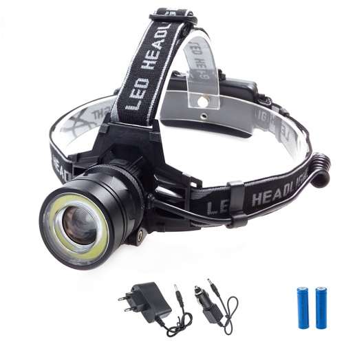 1000 Lumens LED Headlamp 4 Modes Zoomable LED Headlight Camping Head Torch CREE XM-L T6+COB