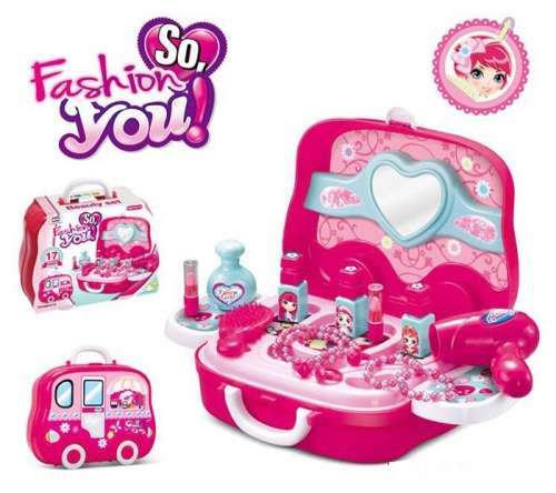 Play House Toys Girl Grooming toys Model Happy Makeup Pretend Play Toys Gift for Kids