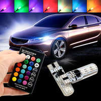 T10 RGB 5050 STROBE/FLASH CAR LED PARK BULBS SET - perfect for patrollers/neighbourhood watch