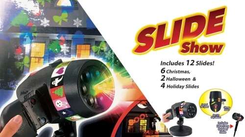 CHRISTMAS SLIDE SLIGHT - MOVING LASER