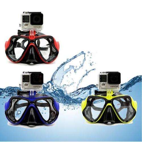 Camera Mount  Snorkel Mask FOR SPORTS CAM