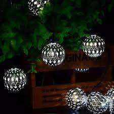 Silver Ball Fairy Lights