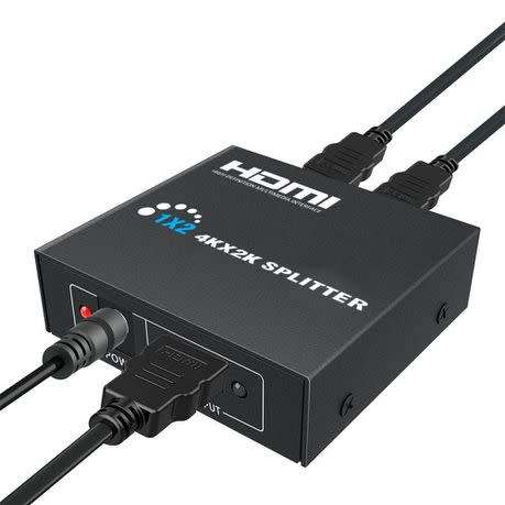 HDMI 2 WAY SPLITTER 4KX2K