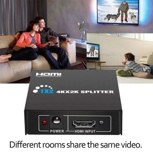 HDMI 2 WAY SPLITTER 4KX2K