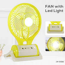 5580 MINI RECHARGEABLE FAN WITH LIGHT