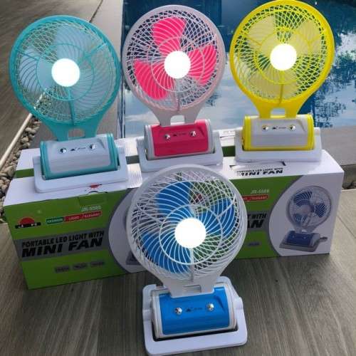 5580 MINI RECHARGEABLE FAN WITH LIGHT