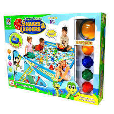 SNAKES AND LADDERS GIANT FLOOR MAT