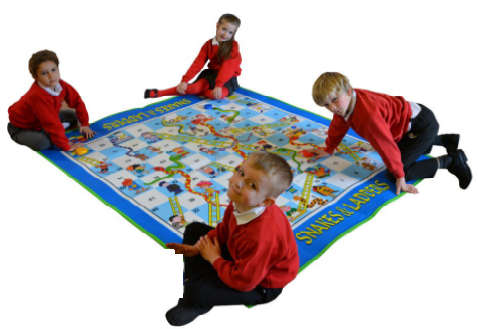 SNAKES AND LADDERS GIANT FLOOR MAT