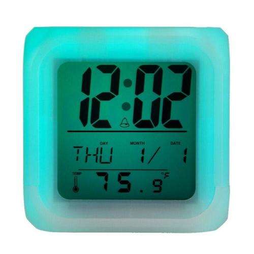 UNICORN COLOR CHANGE ALARM CLOCK