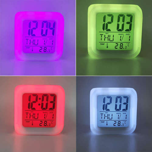UNICORN COLOR CHANGE ALARM CLOCK