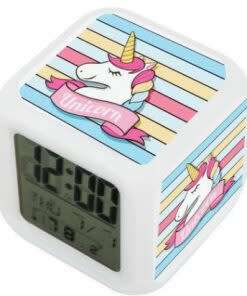 UNICORN COLOR CHANGE ALARM CLOCK