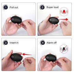 SAFETY HAND HELD PANIC ALARM