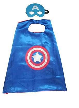 SUPER HERO CAPE AND MASK SET