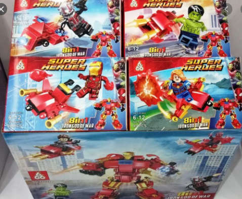 SUPER HERO BLOCK FIGURE