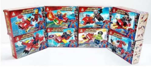 SUPER HERO BLOCK FIGURE