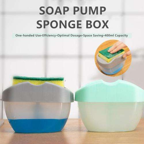 SOAP PUMP AND SPONGE CADDY