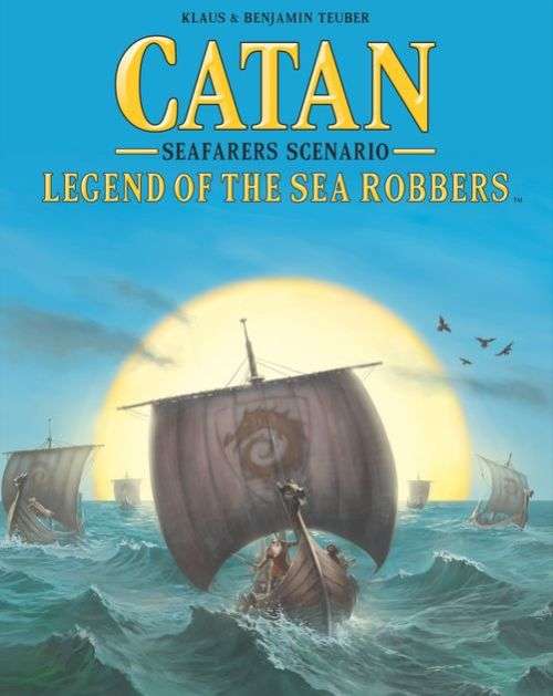 CATAN SEAFARERS SCENARIO LEGEND OF THE SEA ROBBERS BOARD GAME