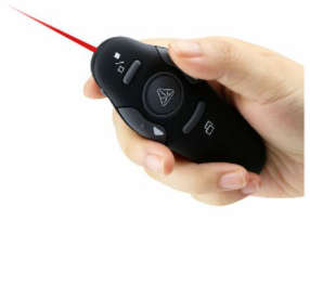 WIRELESS PRESENTER MOUSE WITH LASER POINTER