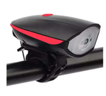 BICYCLE LIGHT WITH HOOTER