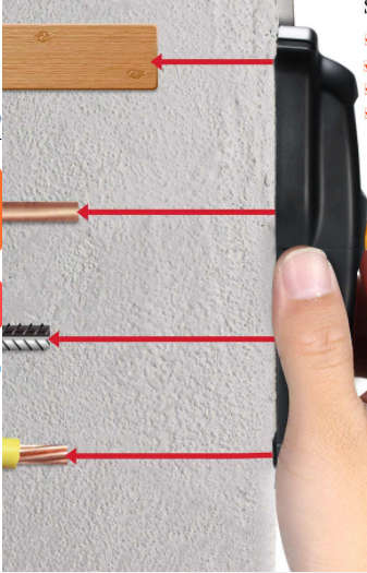 SMART SENSOR DIGITAL STUD/METAL/AC WIRE DETECTOR