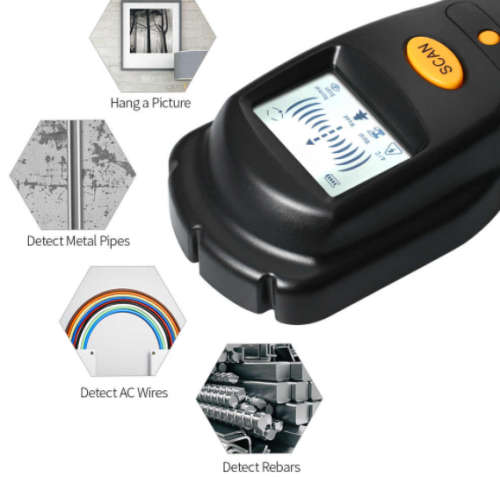 SMART SENSOR DIGITAL STUD/METAL/AC WIRE DETECTOR