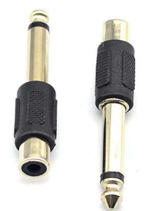6.5M TO 1 RCA FEMALE ADAPTOR