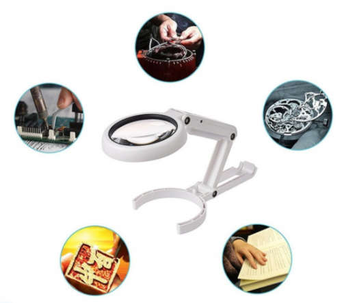 8 LED DUAL-CIRCUIT DESKTOP MAGNIFIER