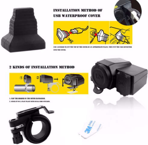 12V BIKE SOCKET ADAPTOR