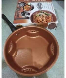 STEEL AIR FRY PAN