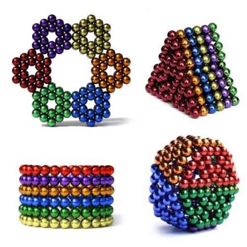 NEODIMIUM RAINBOW BALLS 216PC