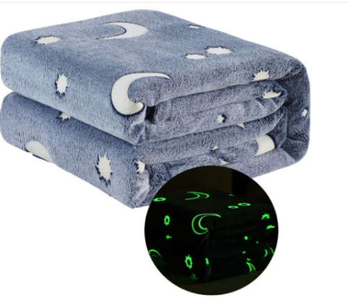 MAGIC GLOW IN THE DARK BLANKET 1M X 1,6M