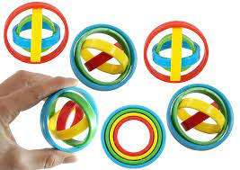 Spinning Rotating 4 Rings Fidget Toy