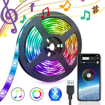 2M BLUETOOTH USB RGB LED STRIP LIGHT