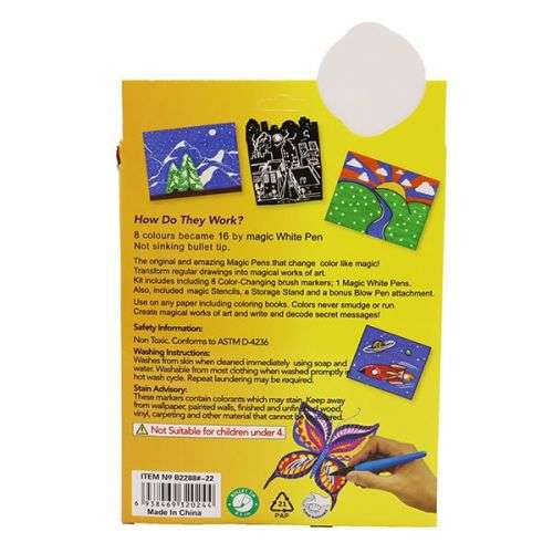 Magic Blow and Color Changing Pen Set - 10pc