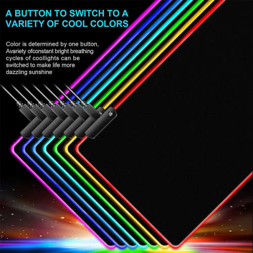 AOAS RGB Light Gaming Mouse Pad - S4000