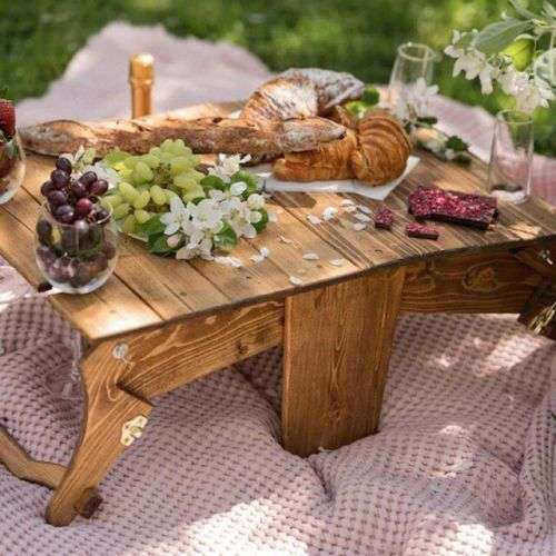 Foldable Wooden Picnic Table