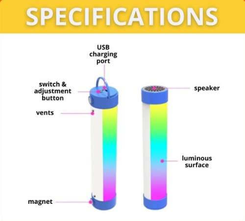 Bluetooth RGB Lightbar Speaker