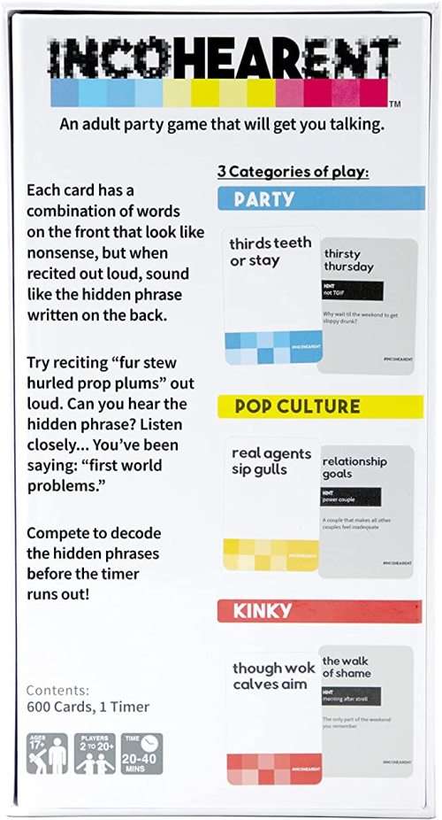 Incoherent Card Game