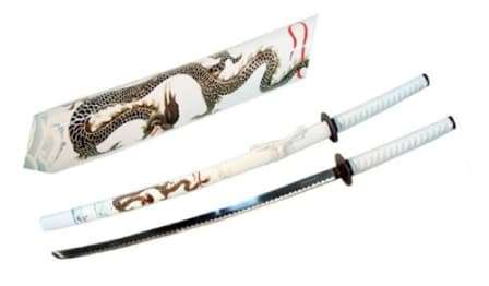 SAMURAI KATANA -- FULL TANG --- BLOOD GROOVE --- SHARPENED BLADE--- 2 DESIGNS TO CHOSE FROM