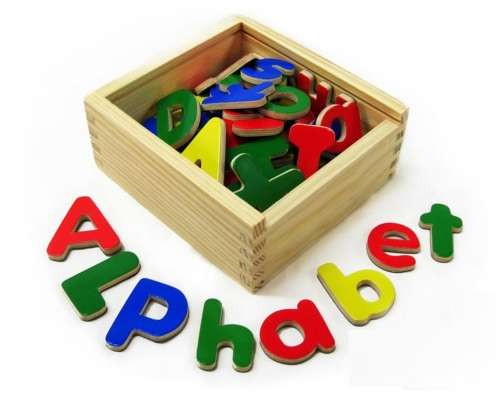 52PC WOODEN ALPHABETS