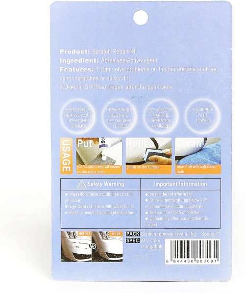 SCRATCH REMOVER KIT