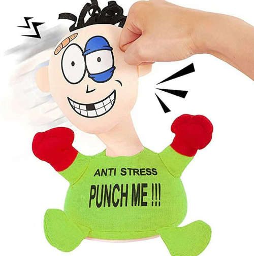 ANTI STRESS PUNCH ME MOVING DOLL